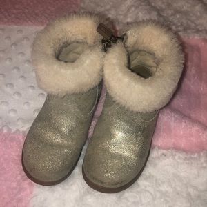 Silver toddler Ugg boots